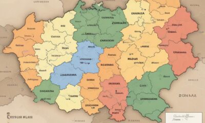 Map of Czech Republic