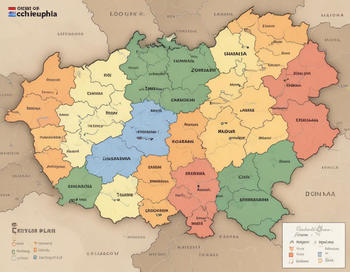 Map of Czech Republic