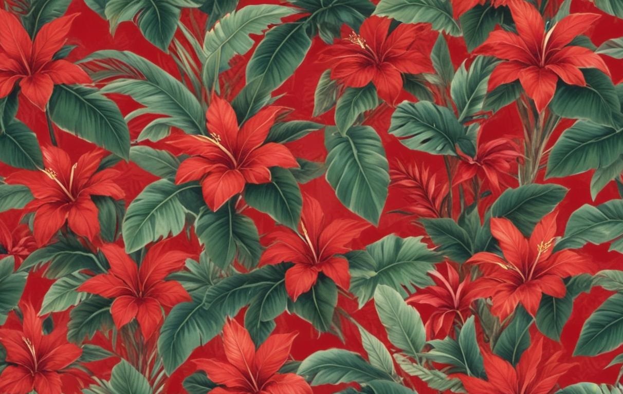 red wallpaper