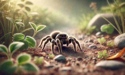 baby wolf spider