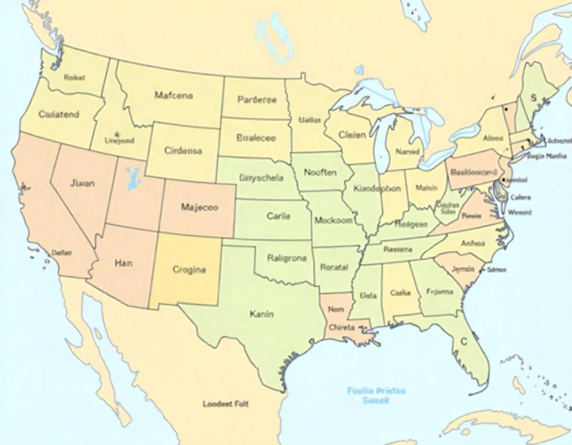 map of western us