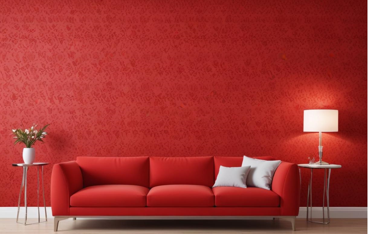 red wallpaper