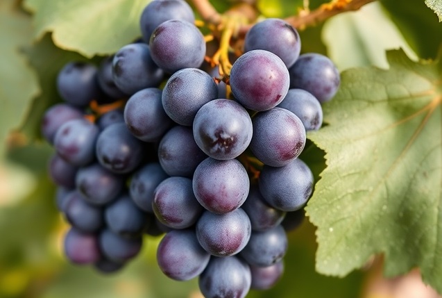 purple grapes