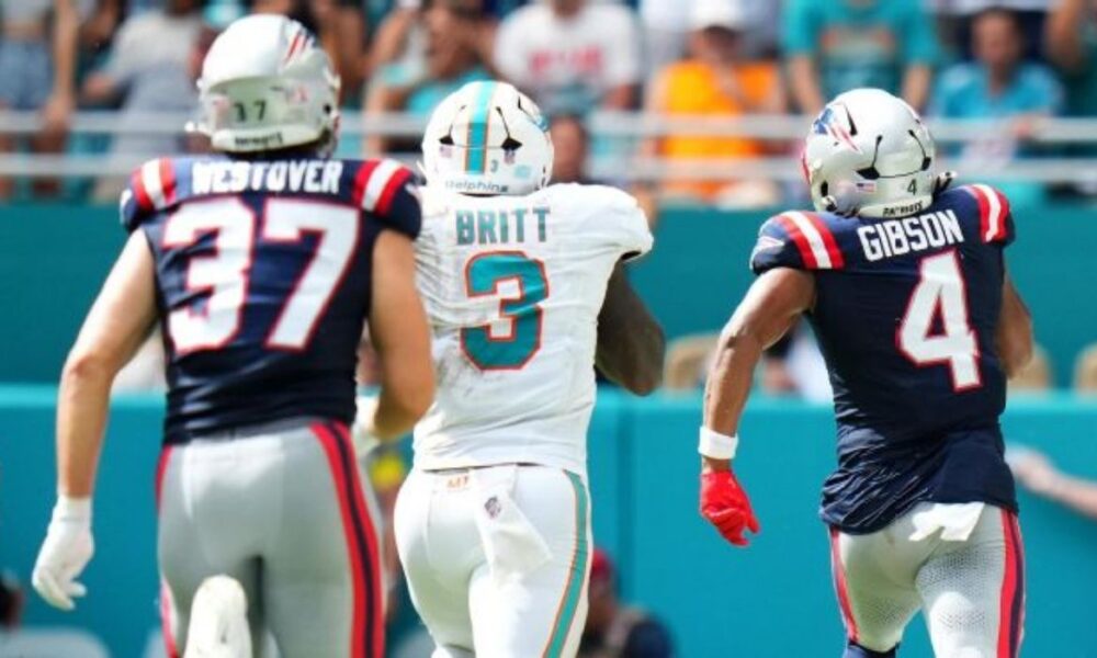 Patriots vs Dolphins Match: Full Player Stats
