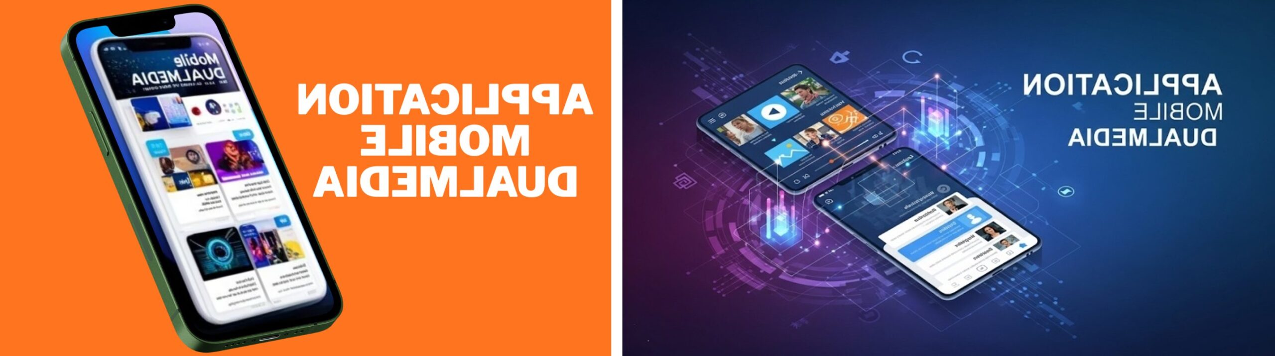 application mobile dualmedia