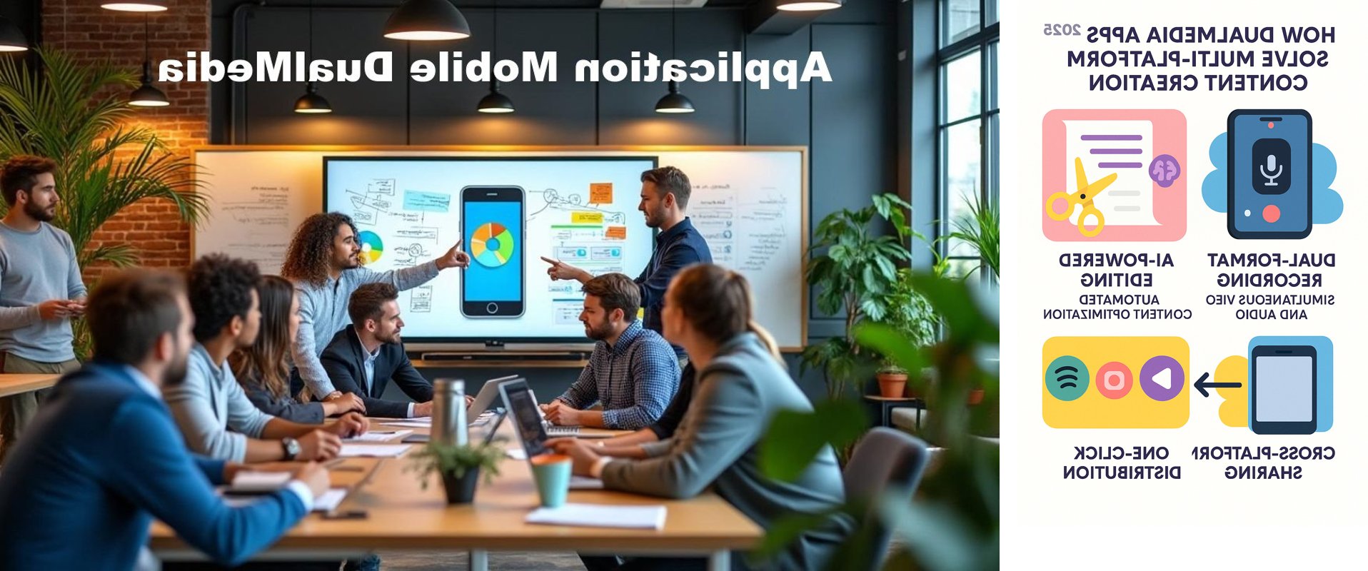 application mobile dualmedia